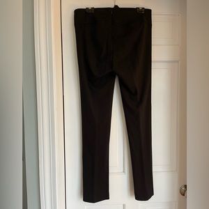 Cabi Black light weight Ponte knit straight leg pant. Size 8.